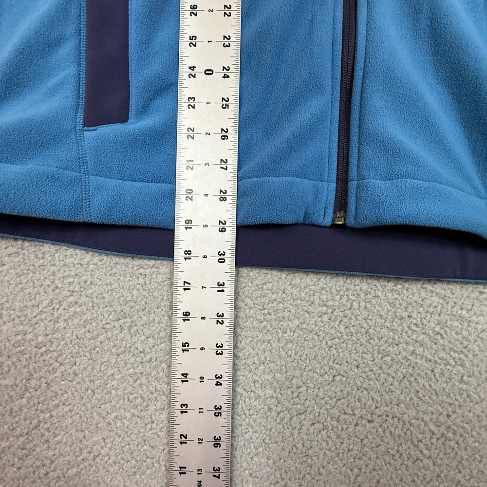 REI Co-op Mens XL Fleece Vest Blue‎ Sleeveless Full Zip Outdoor Activewear